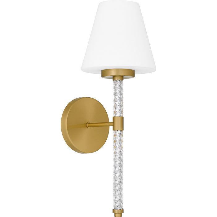 Quoizel QW6752BRG One Light Wall Sconce, Brushed Gold