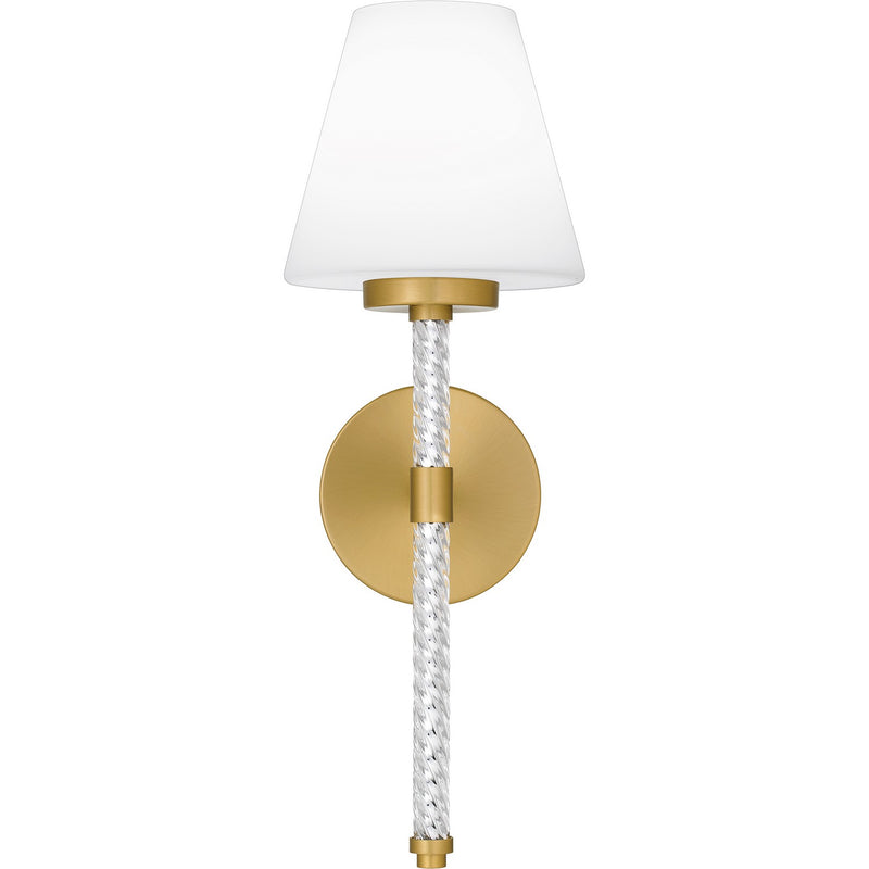 Quoizel QW6752BRG One Light Wall Sconce, Brushed Gold