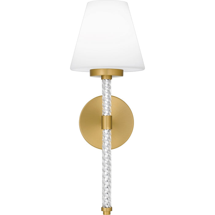 Quoizel QW6752BRG One Light Wall Sconce, Brushed Gold