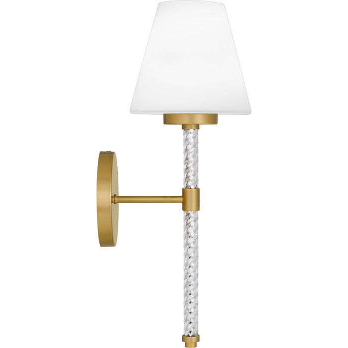 Quoizel QW6752BRG One Light Wall Sconce, Brushed Gold