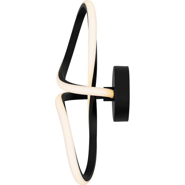 Quoizel QW6753MBK LED Wall Sconce, Matte Black