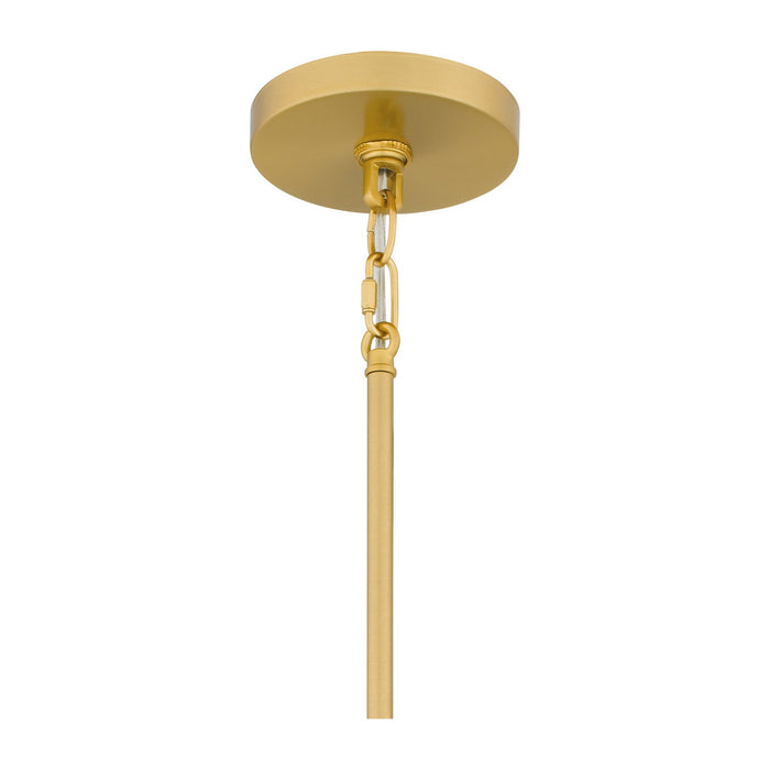 Quoizel STO1508BRG One Light Mini Pendant, Brushed Gold