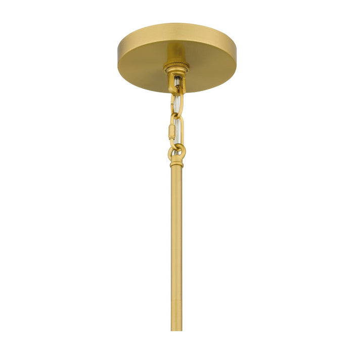 Quoizel STO2824BRG Six Light Pendant, Brushed Gold