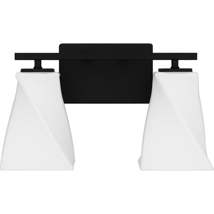 Quoizel STS8615MBK Two Light Bath, Matte Black