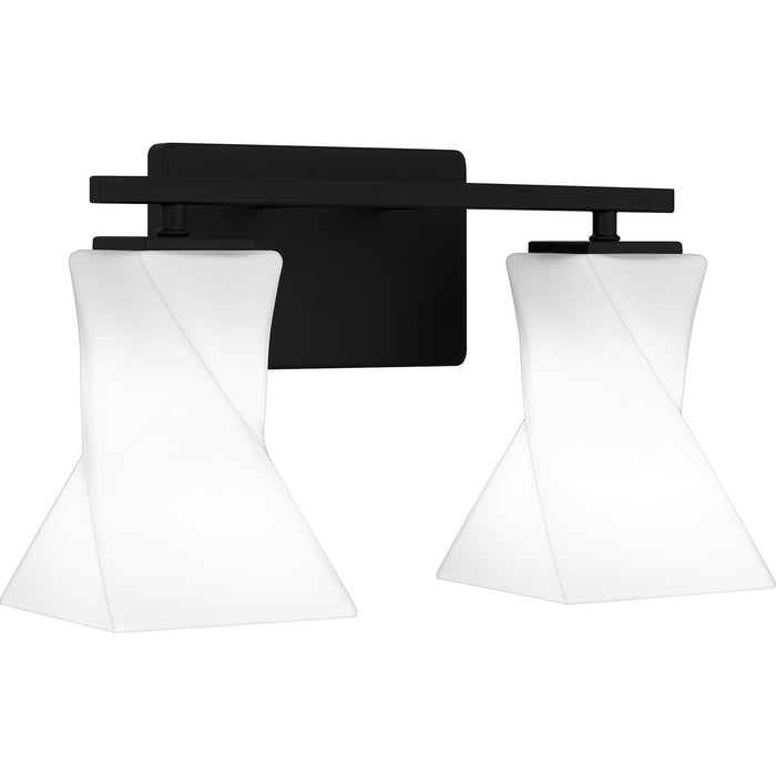 Quoizel STS8615MBK Two Light Bath, Matte Black