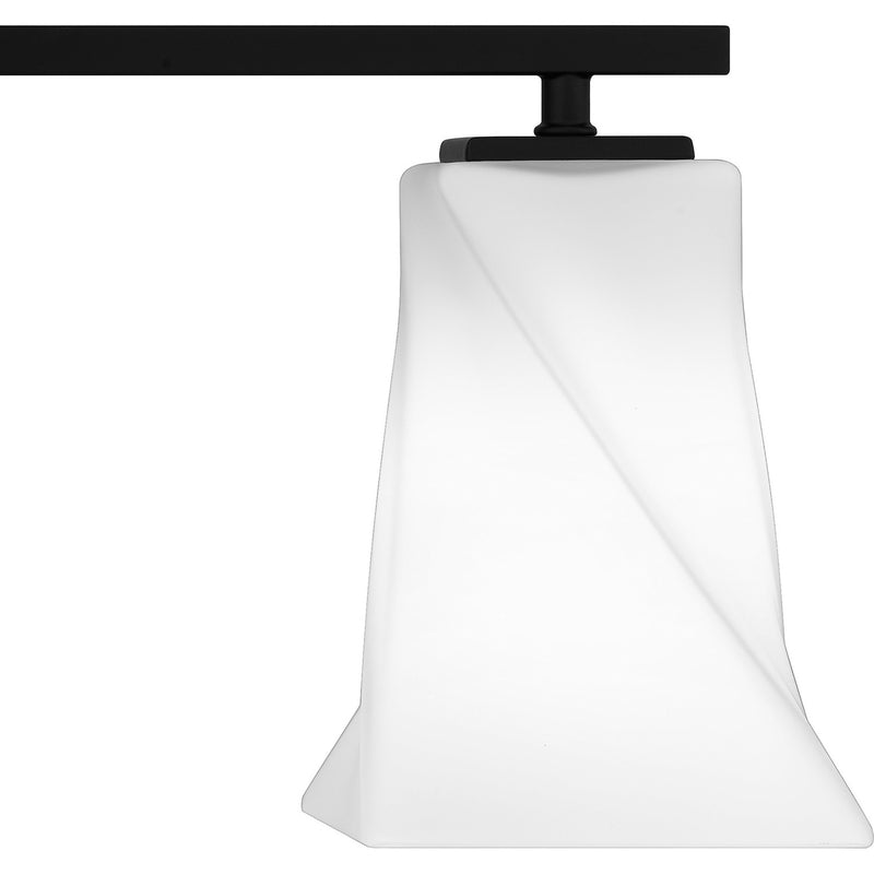 Quoizel STS8624MBK Three Light Bath, Matte Black