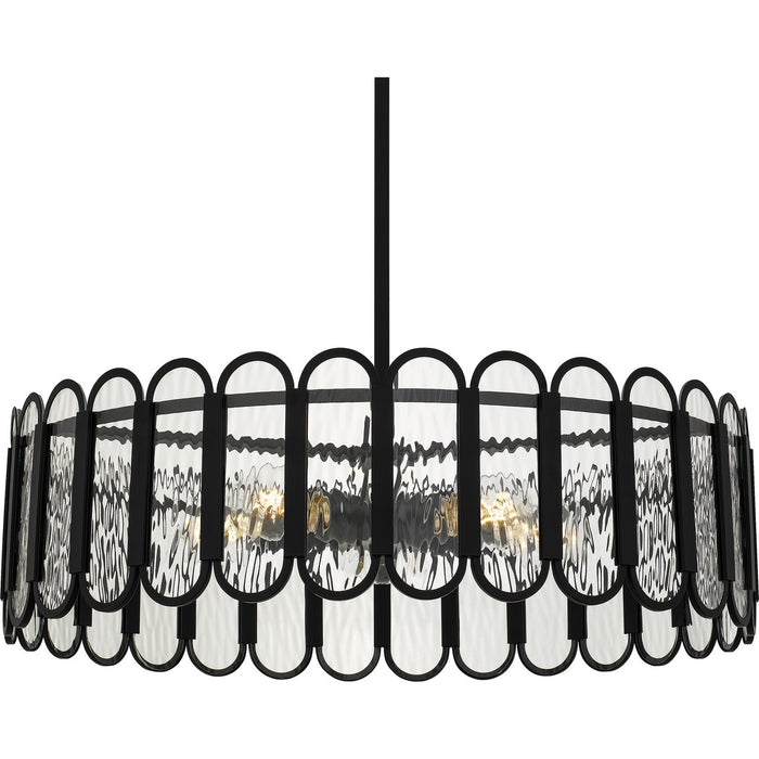 Quoizel VEA2824MBK Five Light Pendant, Matte Black