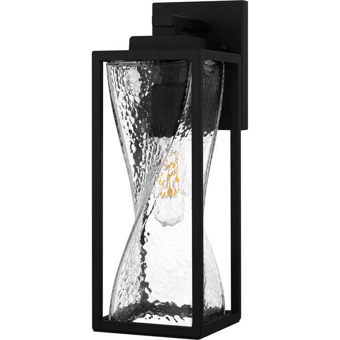 Quoizel ZAR8405MBK One Light Outdoor Wall Mount, Matte Black