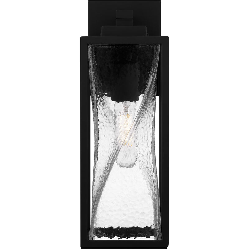 Quoizel ZAR8405MBK One Light Outdoor Wall Mount, Matte Black