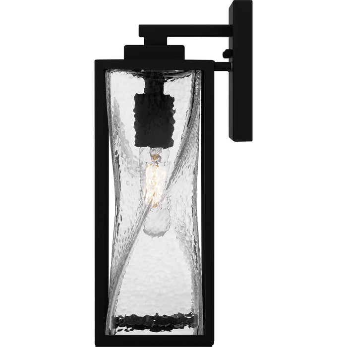 Quoizel ZAR8405MBK One Light Outdoor Wall Mount, Matte Black