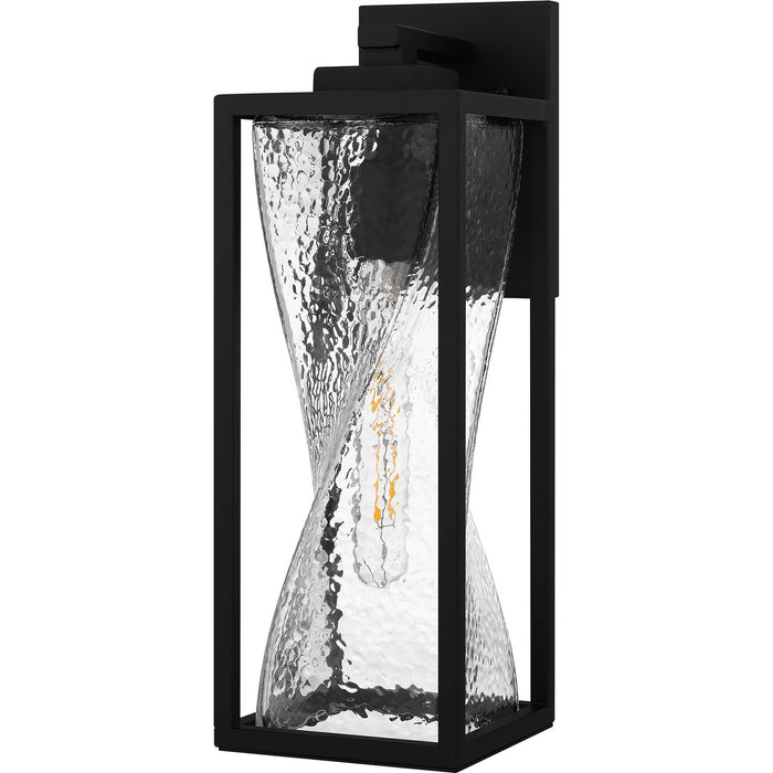 Quoizel ZAR8406MBK One Light Outdoor Wall Mount, Matte Black