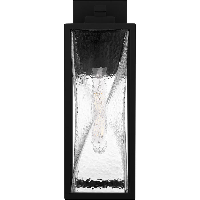 Quoizel ZAR8406MBK One Light Outdoor Wall Mount, Matte Black