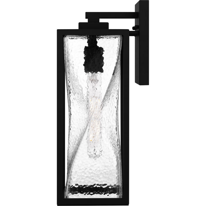 Quoizel ZAR8406MBK One Light Outdoor Wall Mount, Matte Black