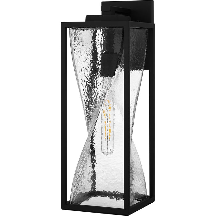 Quoizel ZAR8407MBK One Light Outdoor Wall Mount, Matte Black