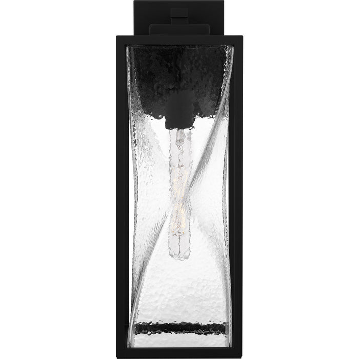 Quoizel ZAR8407MBK One Light Outdoor Wall Mount, Matte Black