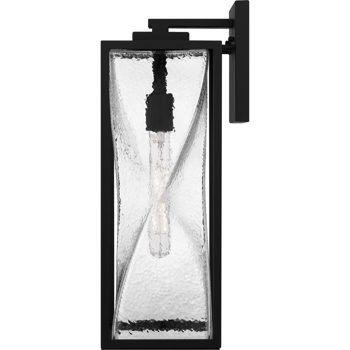 Quoizel ZAR8407MBK One Light Outdoor Wall Mount, Matte Black