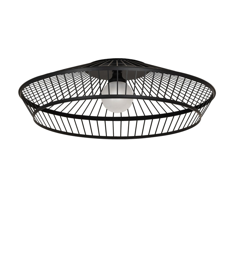 Meyda Tiffany 236964 LED Flushmount, Solar Black