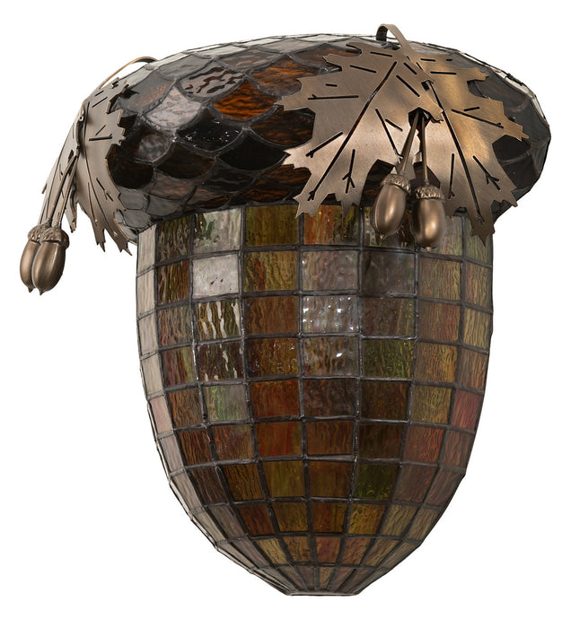 Meyda Tiffany 246867 Two Light Wall Sconce, Antique Copper