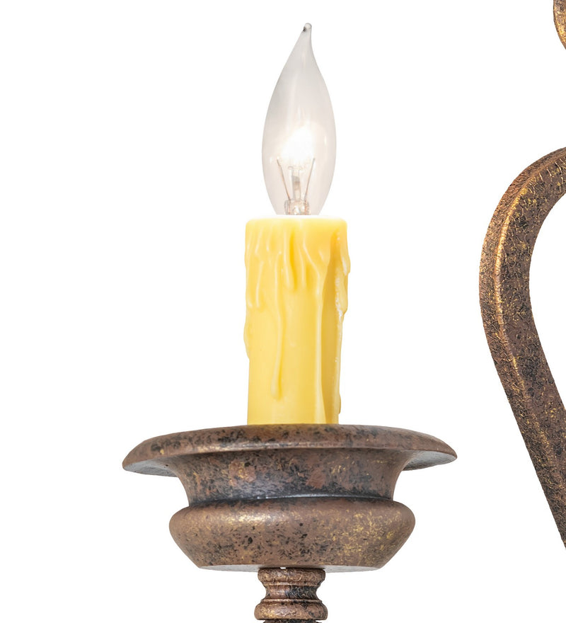 Meyda Tiffany 268588 One Light Wall Sconce, Antiquity