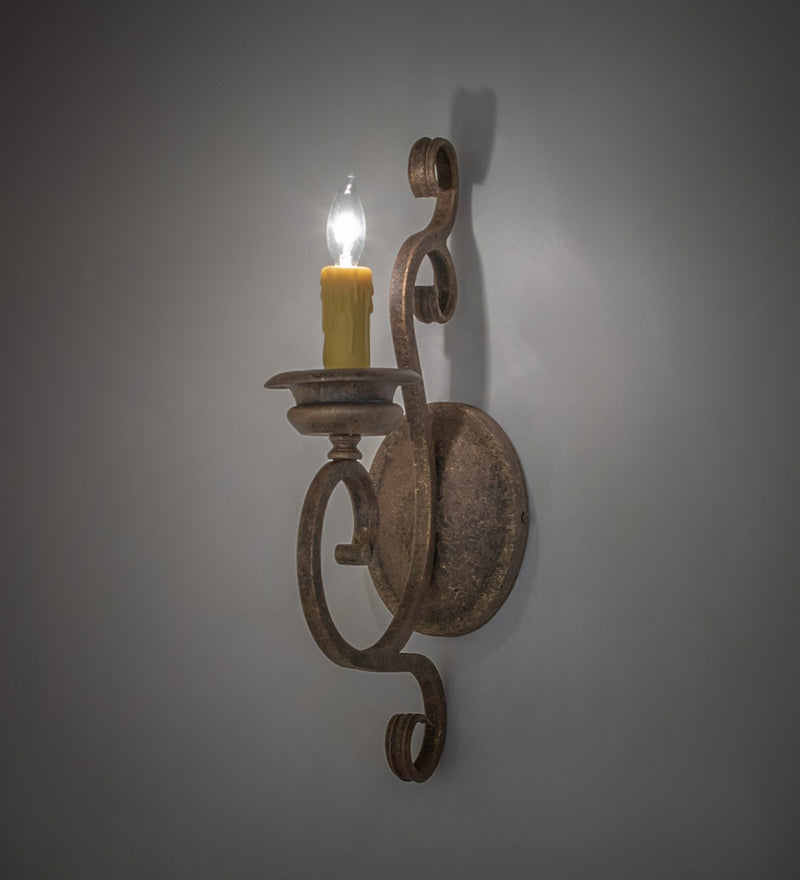 Meyda Tiffany 268588 One Light Wall Sconce, Antiquity