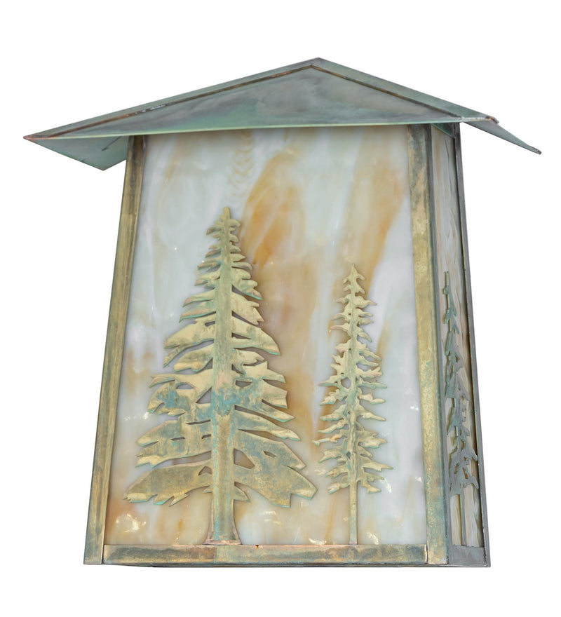 Meyda Tiffany 269425 One Light Wall Sconce, Verdigris