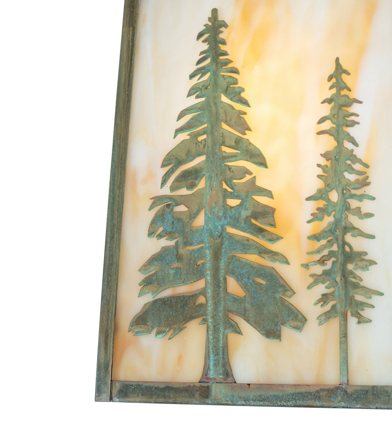Meyda Tiffany 269425 One Light Wall Sconce, Verdigris