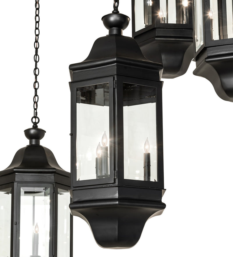 Meyda Tiffany 269608 LED Pendant, Solar Black