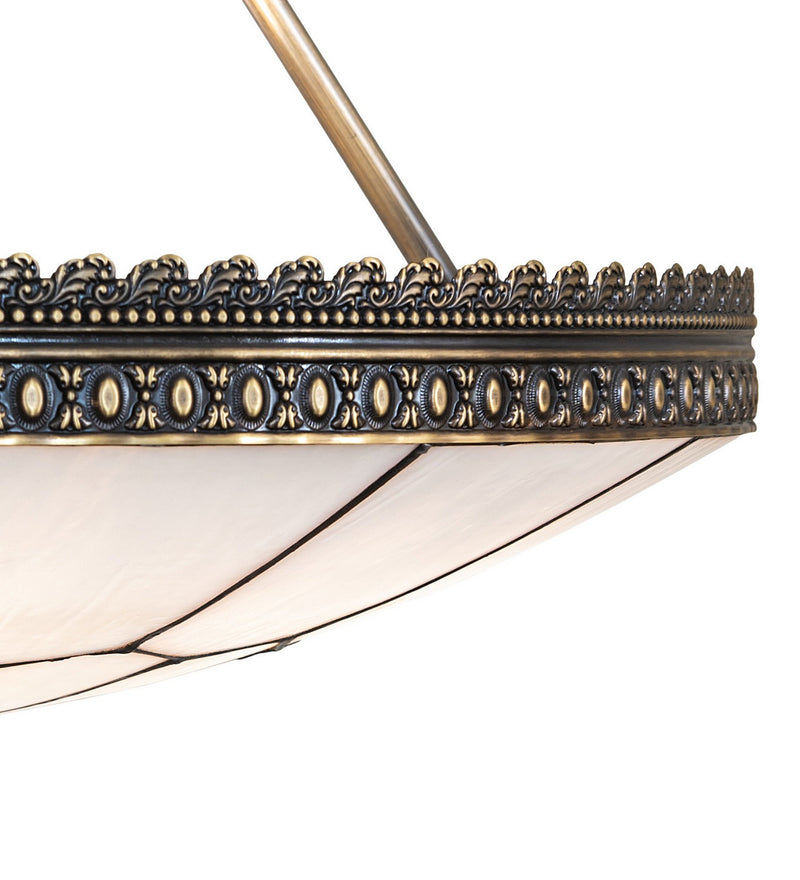 Meyda Tiffany 270111 LED Semi-Flushmount, Highlighted Craftsman Brown