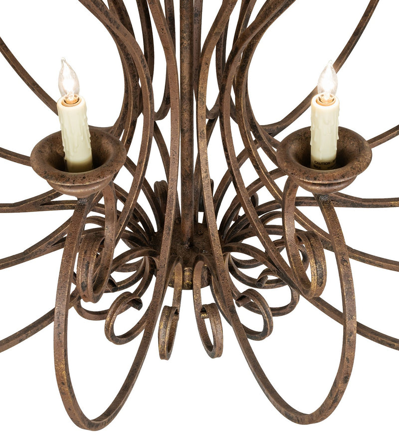 Meyda Tiffany 270773 14 Light Chandelier, Antiquity