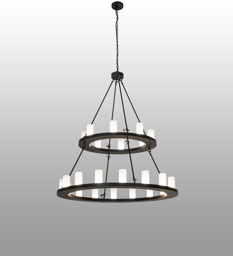 Meyda Tiffany 270992 24 Light Chandelier, Solar Black