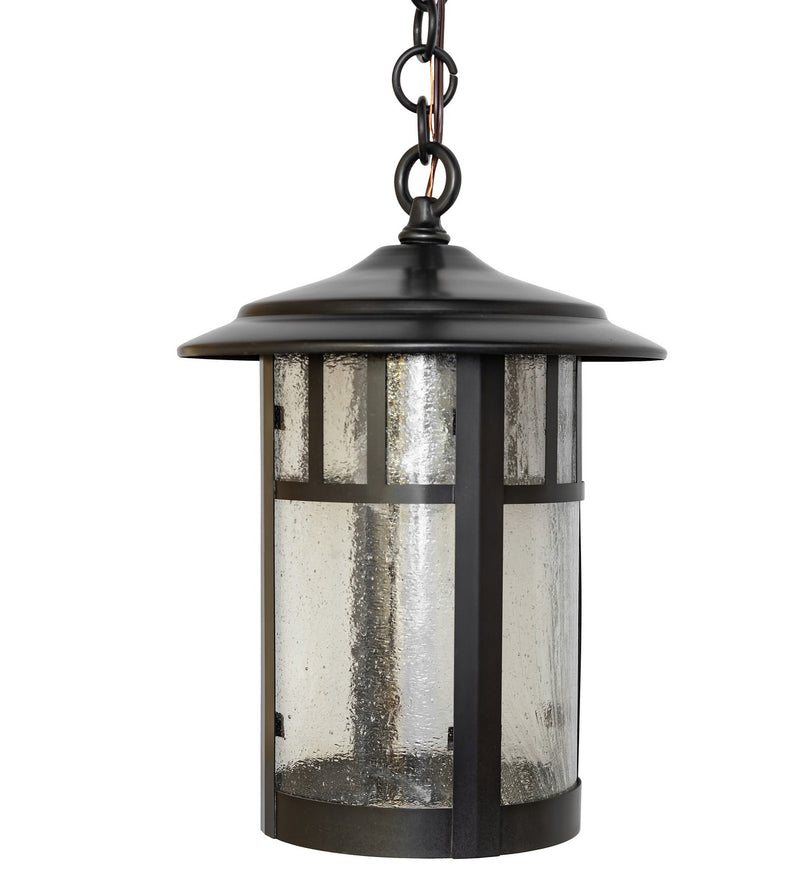 Meyda Tiffany 271410 One Light Pendant, Craftsman Brown