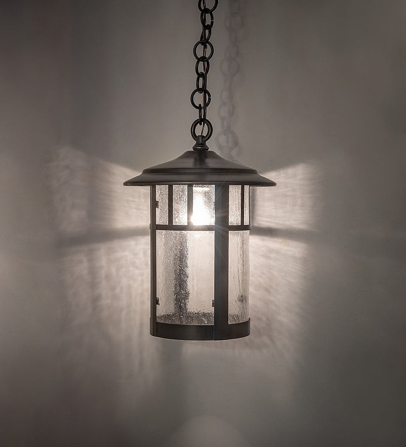 Meyda Tiffany 271410 One Light Pendant, Craftsman Brown