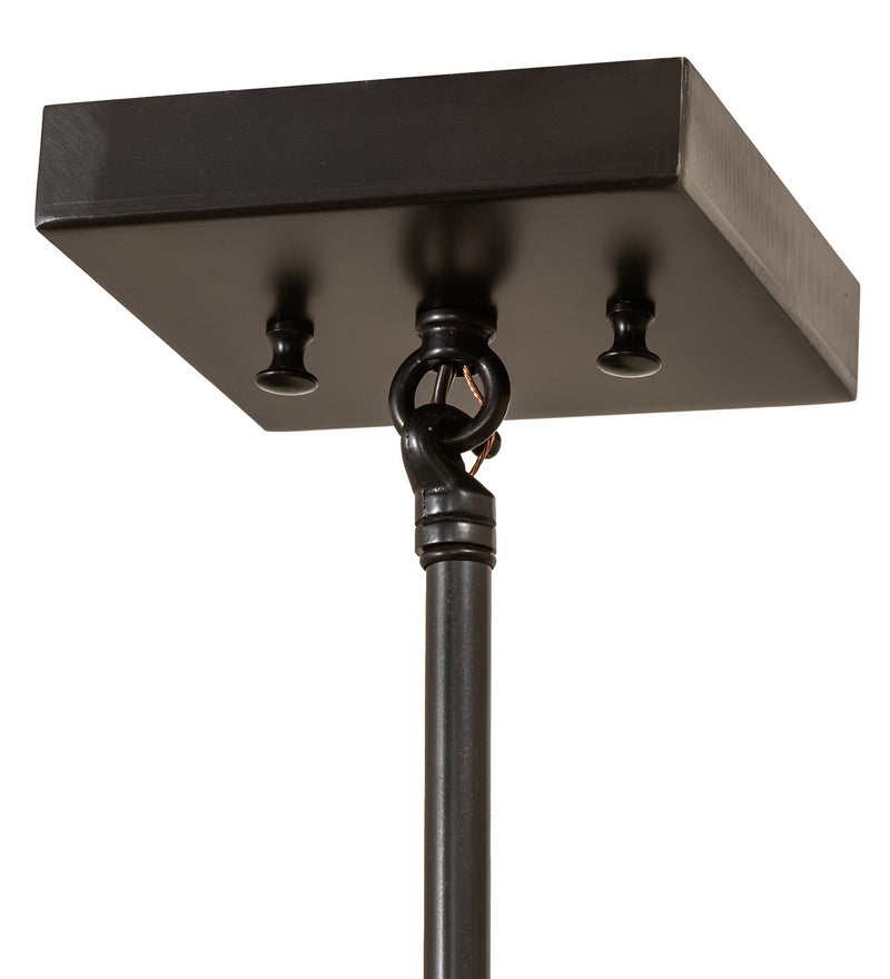 Meyda Tiffany 271568 One Light Mini Pendant, Craftsman Brown