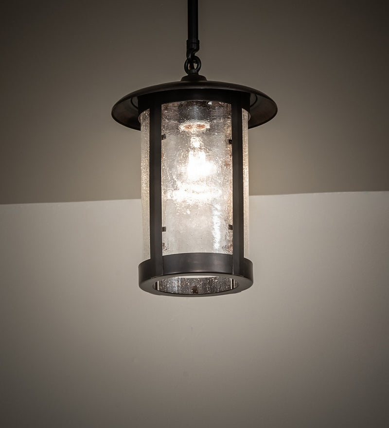 Meyda Tiffany 271568 One Light Mini Pendant, Craftsman Brown