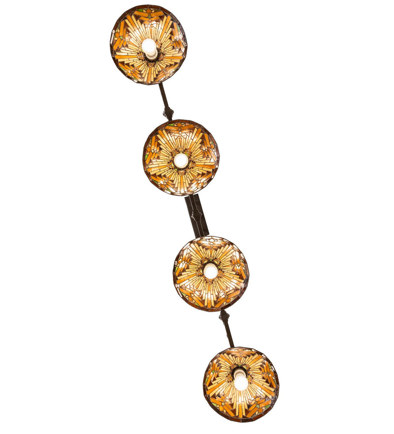 Meyda Tiffany 271620 Four Light Island Pendant, Oil Rubbed Bronze