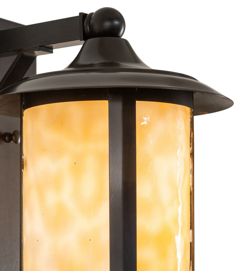 Meyda Tiffany 271621 One Light Wall Sconce, Craftsman Brown