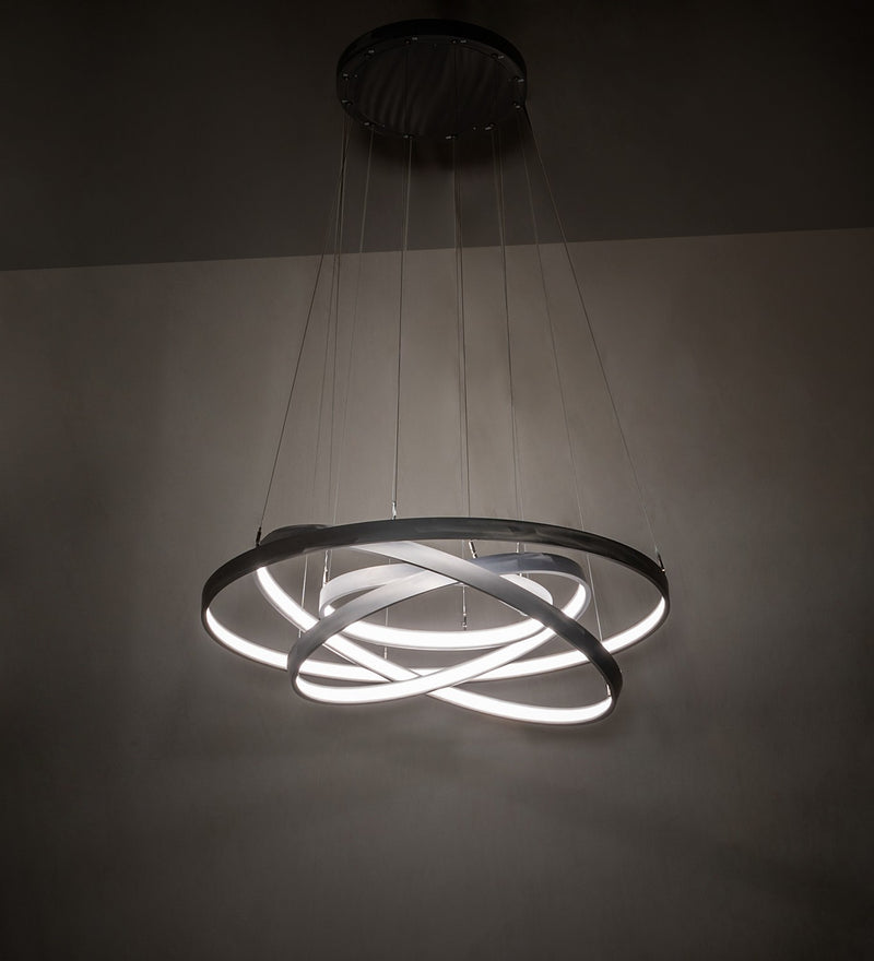 Meyda Tiffany 271815 LED Pendant, Matte Clear