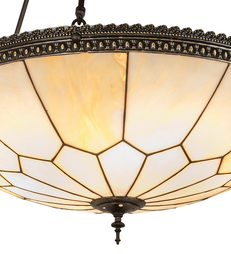 Meyda Tiffany 272448 LED Pendant, Highlighted Craftsman Brown