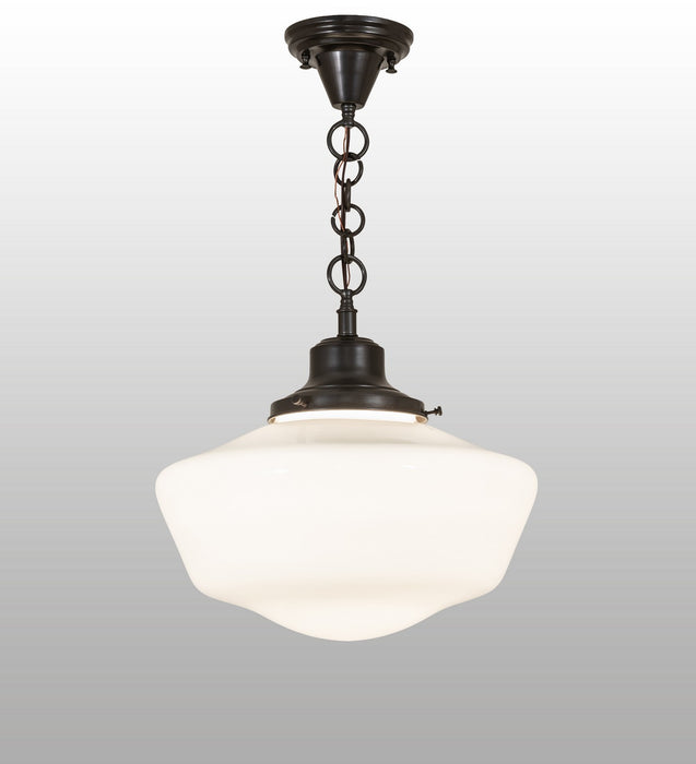 Meyda Tiffany 272968 One Light Pendant, Craftsman Brown