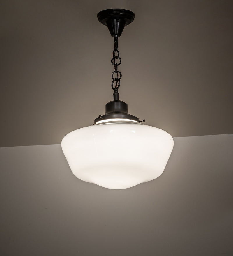 Meyda Tiffany 272968 One Light Pendant, Craftsman Brown