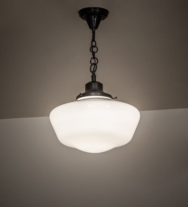 Meyda Tiffany 272968 One Light Pendant, Craftsman Brown