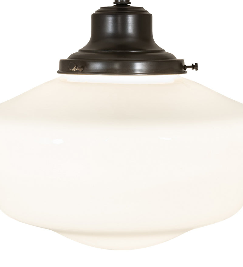 Meyda Tiffany 272968 One Light Pendant, Craftsman Brown