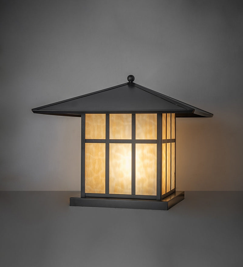 Meyda Tiffany 273077 Two Light Pier Mount, Craftsman Brown