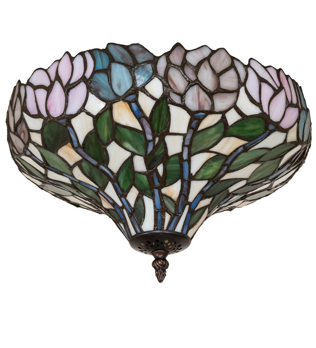 Meyda Tiffany 273853 Three Light Flushmount