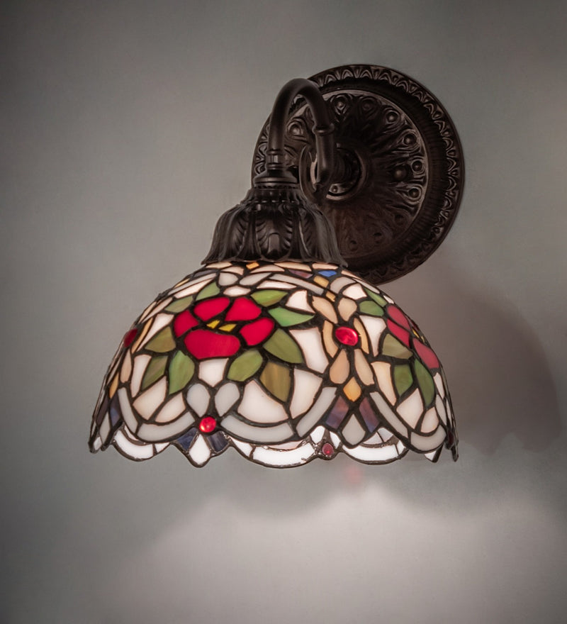 Meyda Tiffany 274135 One Light Wall Sconce, Mahogany Bronze