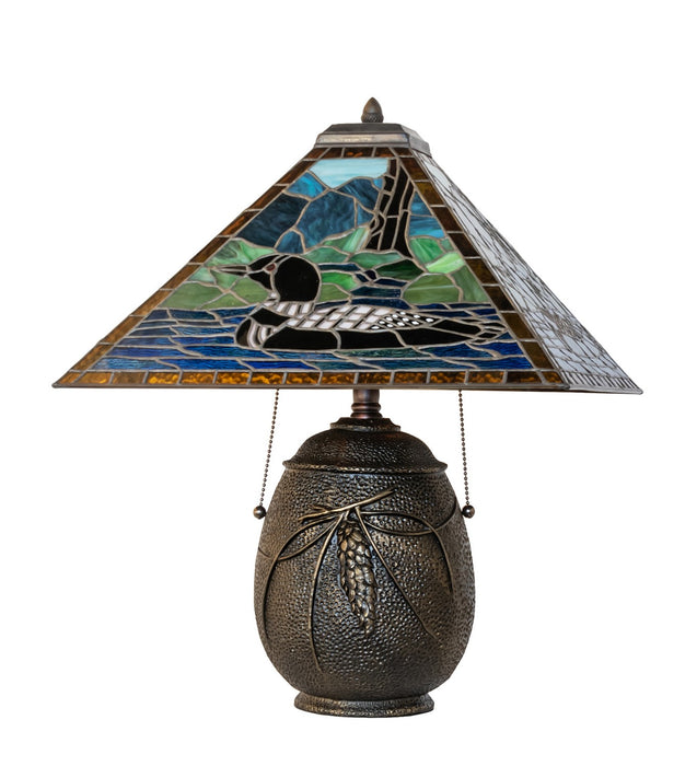 Meyda Tiffany 274252 Two Light Table Lamp