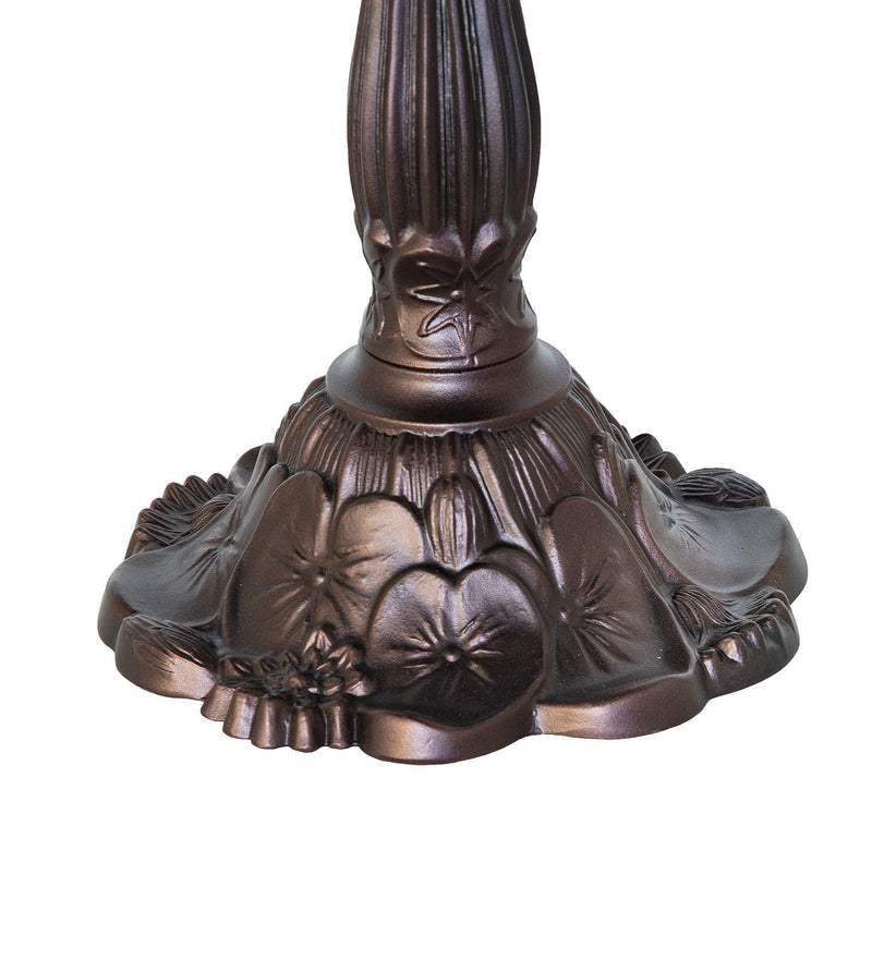 Meyda Tiffany 274412 Two Light Table Base, Mahogany Bronze