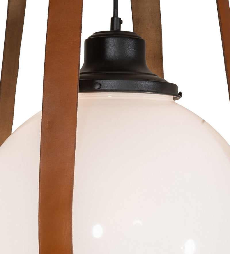 Meyda Tiffany 274647 LED Pendant, Textured Black