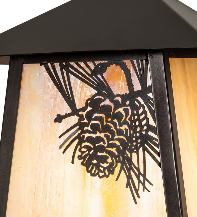 Meyda Tiffany 29533 One Light Wall Sconce, Craftsman Brown