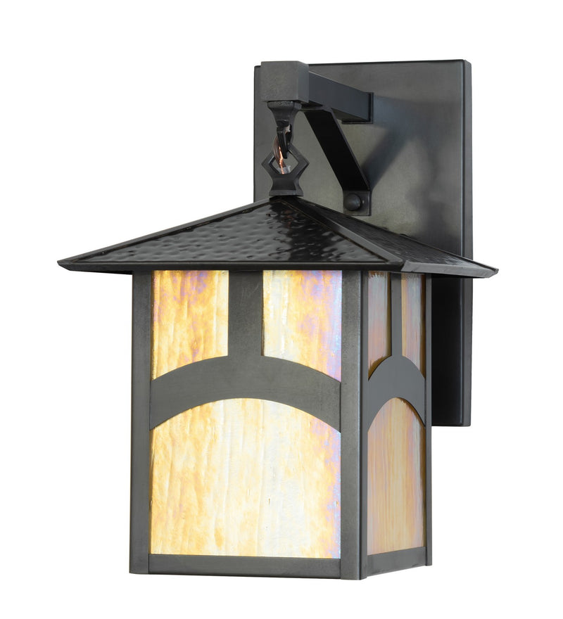 Meyda Tiffany 54987 One Light Wall Sconce, Craftsman Brown